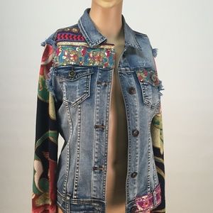 Embellished sequin Jean jacket